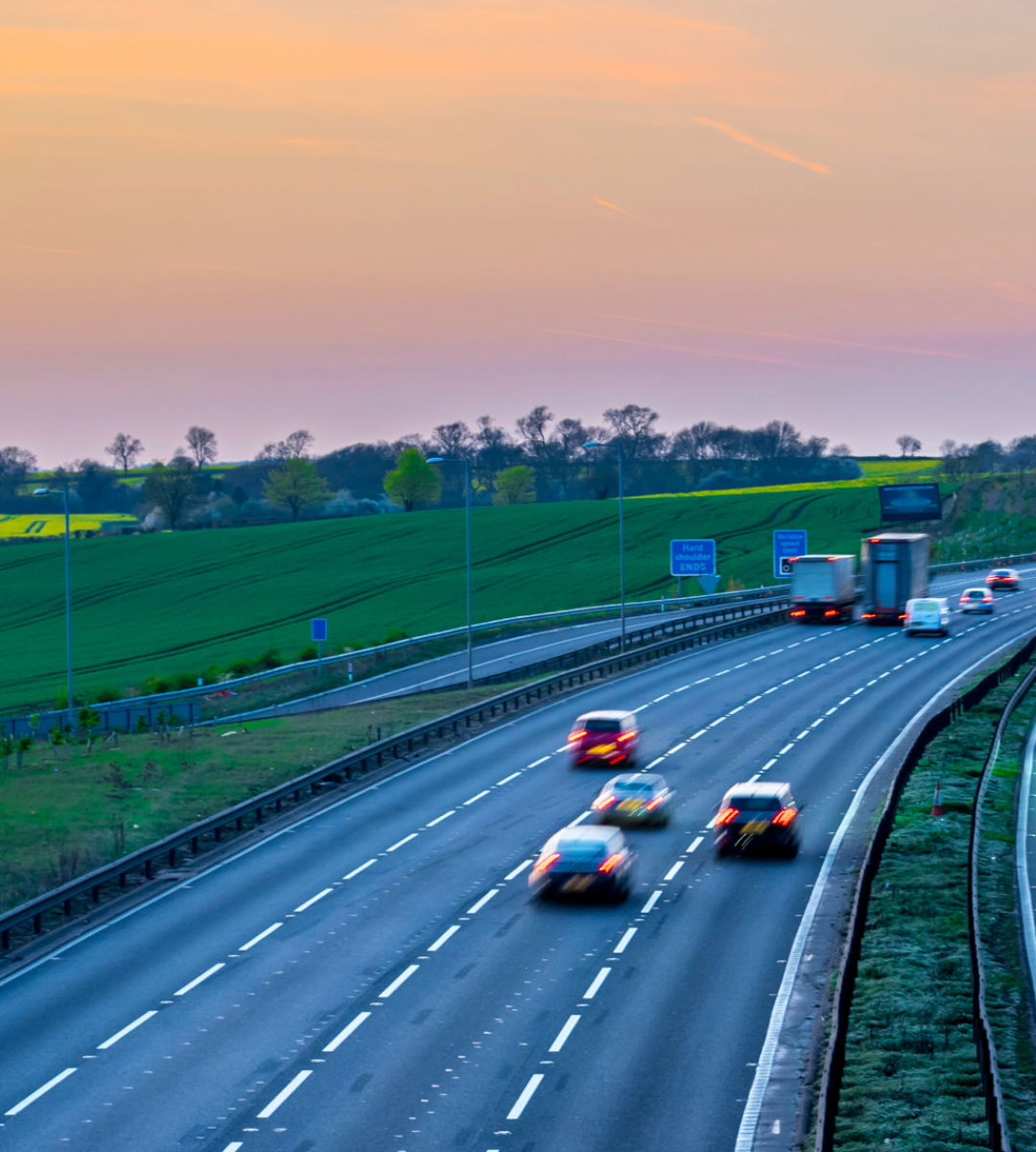 Surfacing improvements on the A90 near Lonmay in Aberdeenshire